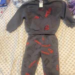 Spider-Man sweat suit